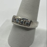925 Sterling Silver CZ Ring Size 9