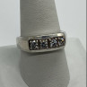 925 Sterling Silver CZ Ring Size 9