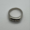 925 Sterling Silver CZ Ring Size 9