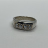 925 Sterling Silver CZ Ring Size 9