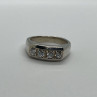 925 Sterling Silver CZ Ring Size 9