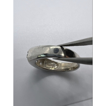 925 Sterling Silver CZ Ring Size 9