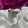 925 Sterling Silver Diamonds Ring Size 8.5