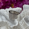 925 Sterling Silver Diamonds Ring Size 8.5