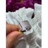 925 Sterling Silver Diamonds Ring Size 8.5