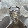925 Sterling Silver Citrine & Beryl Ring Size 8.5
