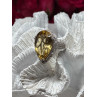 925 Sterling Silver Citrine & Beryl Ring Size 8.5