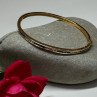14K Yellow Gold Bracelet Blue & White Sapphire