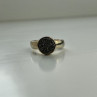 925 Sterling Silver Pyrite Ring Size 5.5