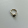 925 Sterling Silver Pyrite Ring Size 5.5