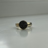 925 Sterling Silver Pyrite Ring Size 5.5