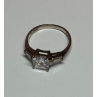 925 Sterling Silver CZ Ring Size 7