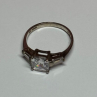 925 Sterling Silver CZ Ring Size 7