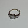 925 Sterling Silver CZ Ring Size 7
