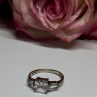 925 Sterling Silver CZ Ring Size 7