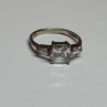 925 Sterling Silver CZ Ring Size 7