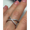 925 Sterling Silver CZ Ring Size 8.5