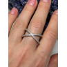 925 Sterling Silver CZ Ring Size 8.5