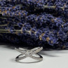 925 Sterling Silver CZ Ring Size 8.5