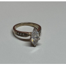 925 Sterling Silver CZ Ring Size 5.5