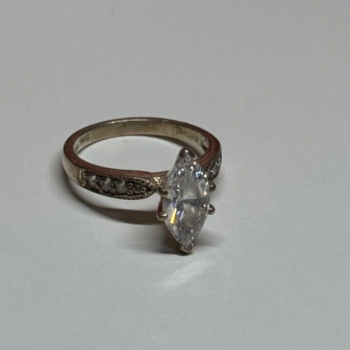 925 Sterling Silver CZ Ring Size 5.5
