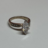 925 Sterling Silver CZ Ring Size 5.5
