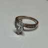 925 Sterling Silver CZ Ring Size 5.5