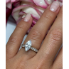 925 Sterling Silver CZ Ring Size 5.5