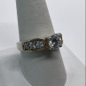 925 Sterling Silver & CZ Ring Size 9.5
