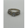 925 Sterling Silver & CZ Ring Size 9.5