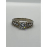 925 Sterling Silver & CZ Ring Size 9.5