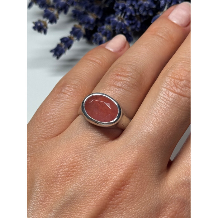 Vintage 925 Sterling Silver Agate Ring Size 7