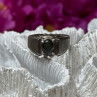Men'S 925 Sterling Silver Cat'S EYE Tourmaline Ring Size 9