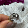 Men'S 925 Sterling Silver Cat'S EYE Tourmaline Ring Size 9