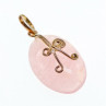 925 Sterling Silver Morganite Pendant