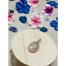 925 Sterling Silver Morganite Pendant