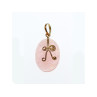925 STERLING SILVER MORGANITE PENDANT