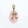925 Sterling Silver Morganite Pendant