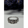 925 Sterling Silver CZ Ring Size 7.5