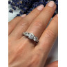 925 Sterling Silver CZ Ring Size 7.5