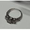 925 Sterling Silver CZ Ring Size 7.5