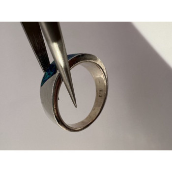 925 Sterling Silver & Opal Ring Size 7