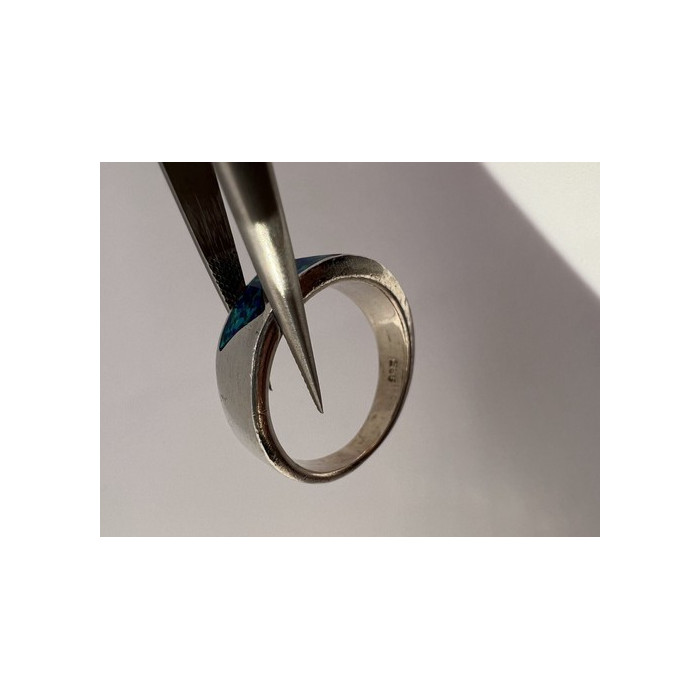 925 Sterling Silver & Opal Ring Size 7