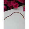 925 Sterling Silver Gold Plated Ruby Bracelet Length 7.5