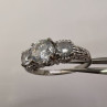 925 Sterling Silver & CZ Ring Size 8.5