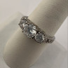 925 Sterling Silver & CZ Ring Size 8.5