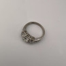 925 Sterling Silver & CZ Ring Size 8.5