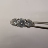 925 Sterling Silver & CZ Ring Size 8.5