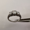 925 Sterling Silver & CZ Ring Size 8.5