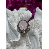 925 Sterling Silver Morganite & Pink Spinel Ring Size 7